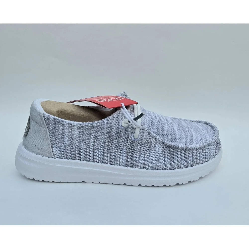 Hey Dude Wendy‎ Sox Glacier Grey Womens 5